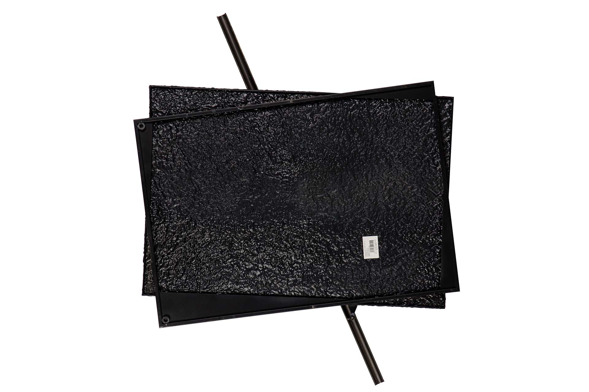 ORNAMENTO DE PAREDE DE METAL CINZA DOURADO 88x6x104 CM