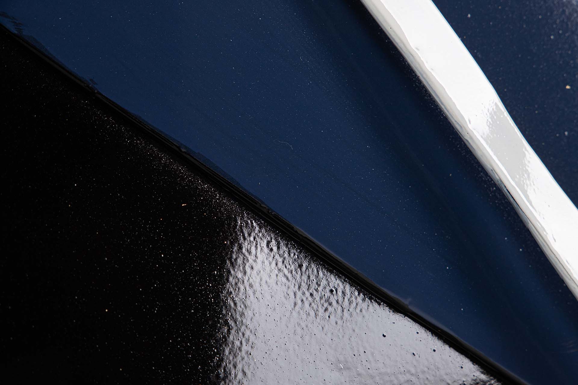 DECORAÇÃO DE PAREDE DE METAL AZUL PRETO 66x6x81 CM