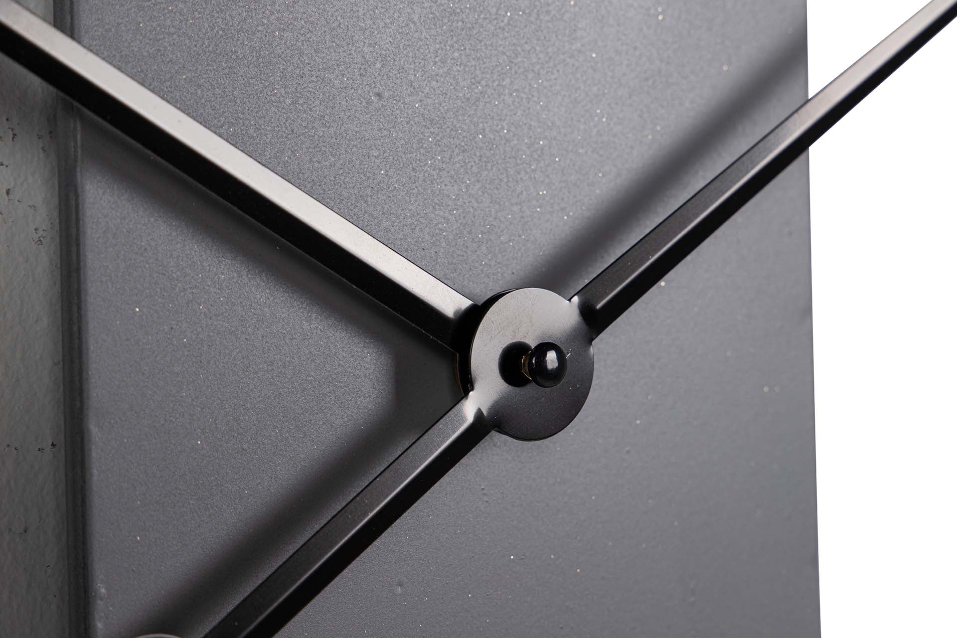 RELÓGIO DE PAREDE DE METAL CINZA DOURADO 59x4x71 CM