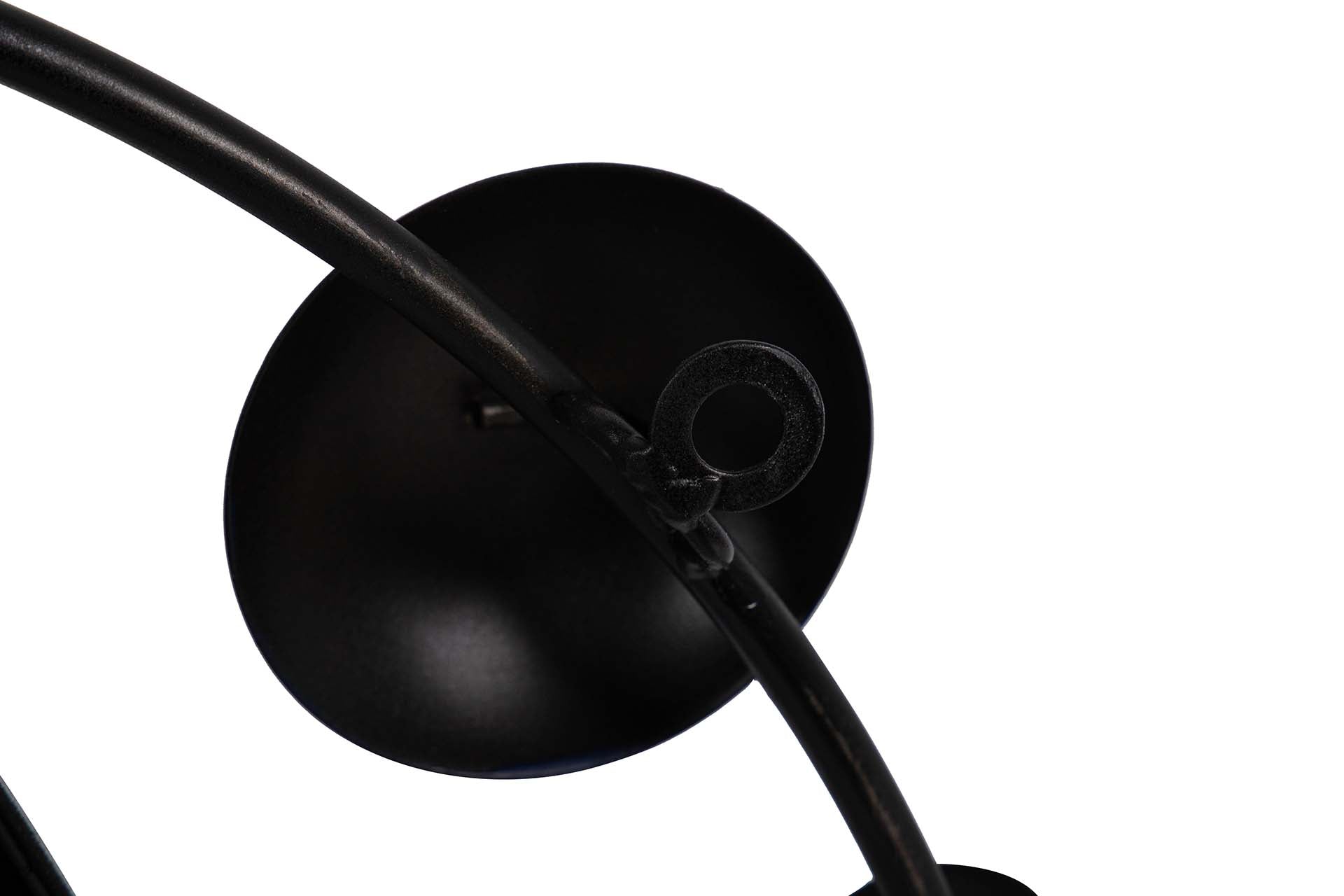 RELÓGIO DE PAREDE DE METAL AZUL PRETO 62x6x57 CM