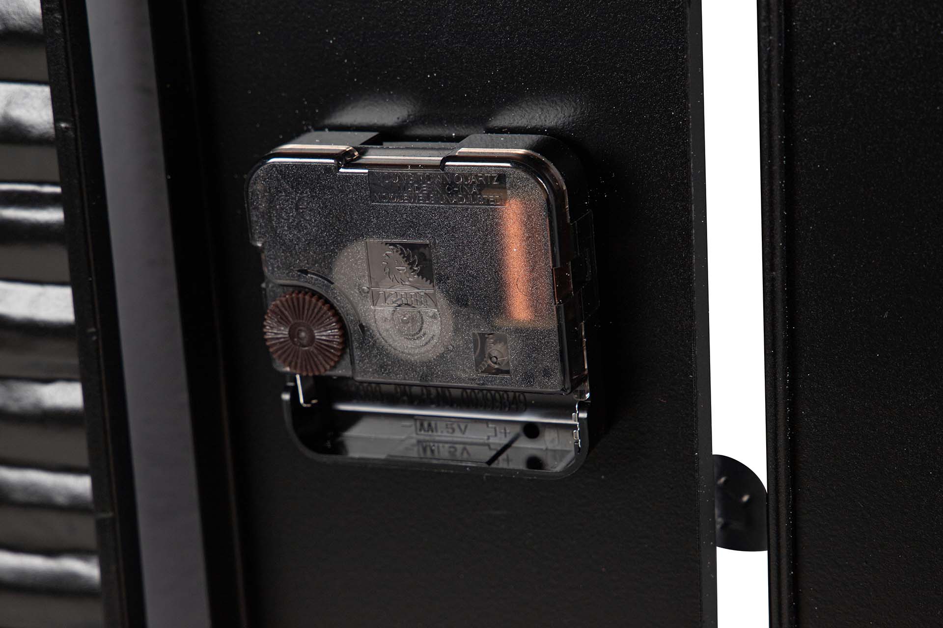 RELÓGIO DE PAREDE DE METAL AZUL PRETO 62x6x57 CM