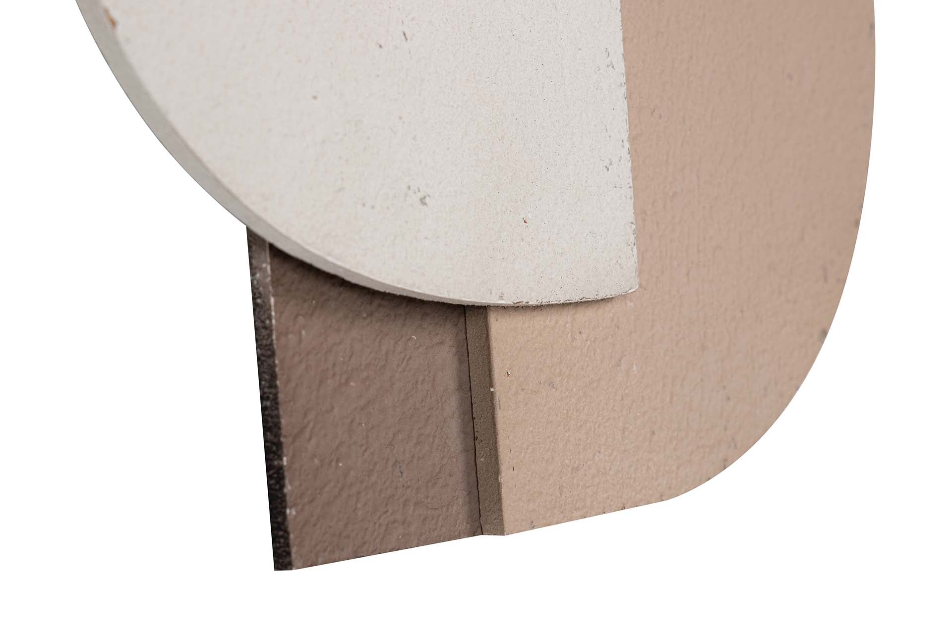 ADORNO PARED METAL MARRON BEIGE 41x2x60 CM