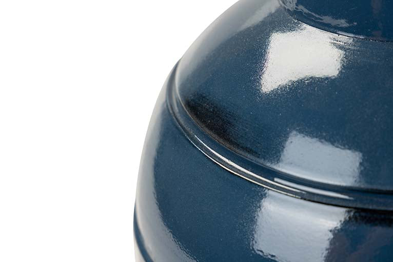 JARRON METAL NEGRO 26x26x40 CM