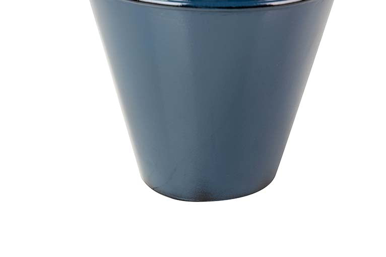 JARRON METAL NEGRO 24x24x48 CM