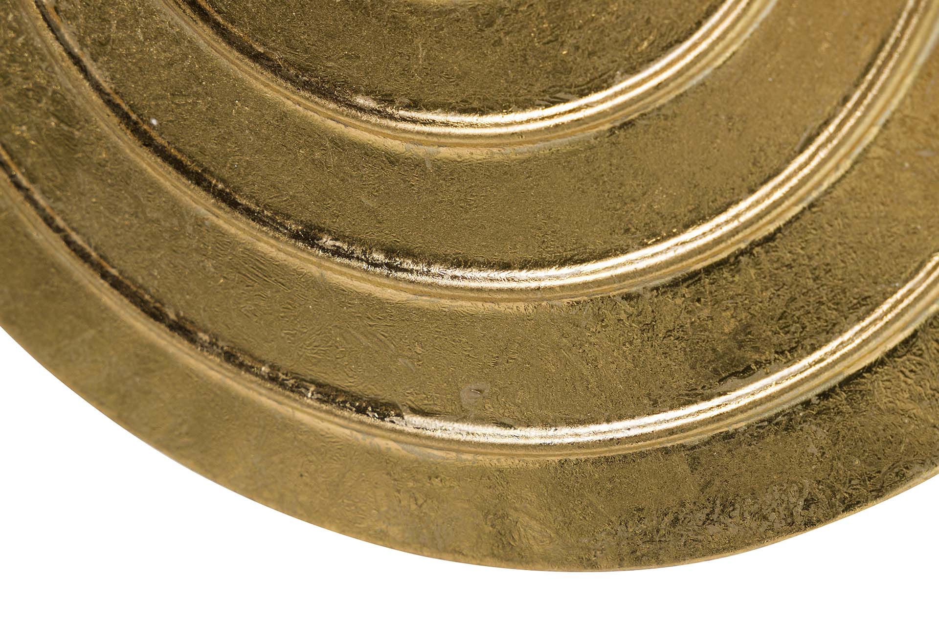 ORNAMENTO DE PAREDE DE METAL DOURADO 78x3x80 CM