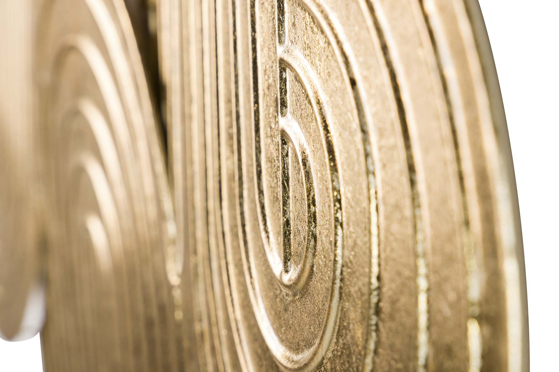 GOLDEN METAL WALL ORNAMENT 78x3x80 CM
