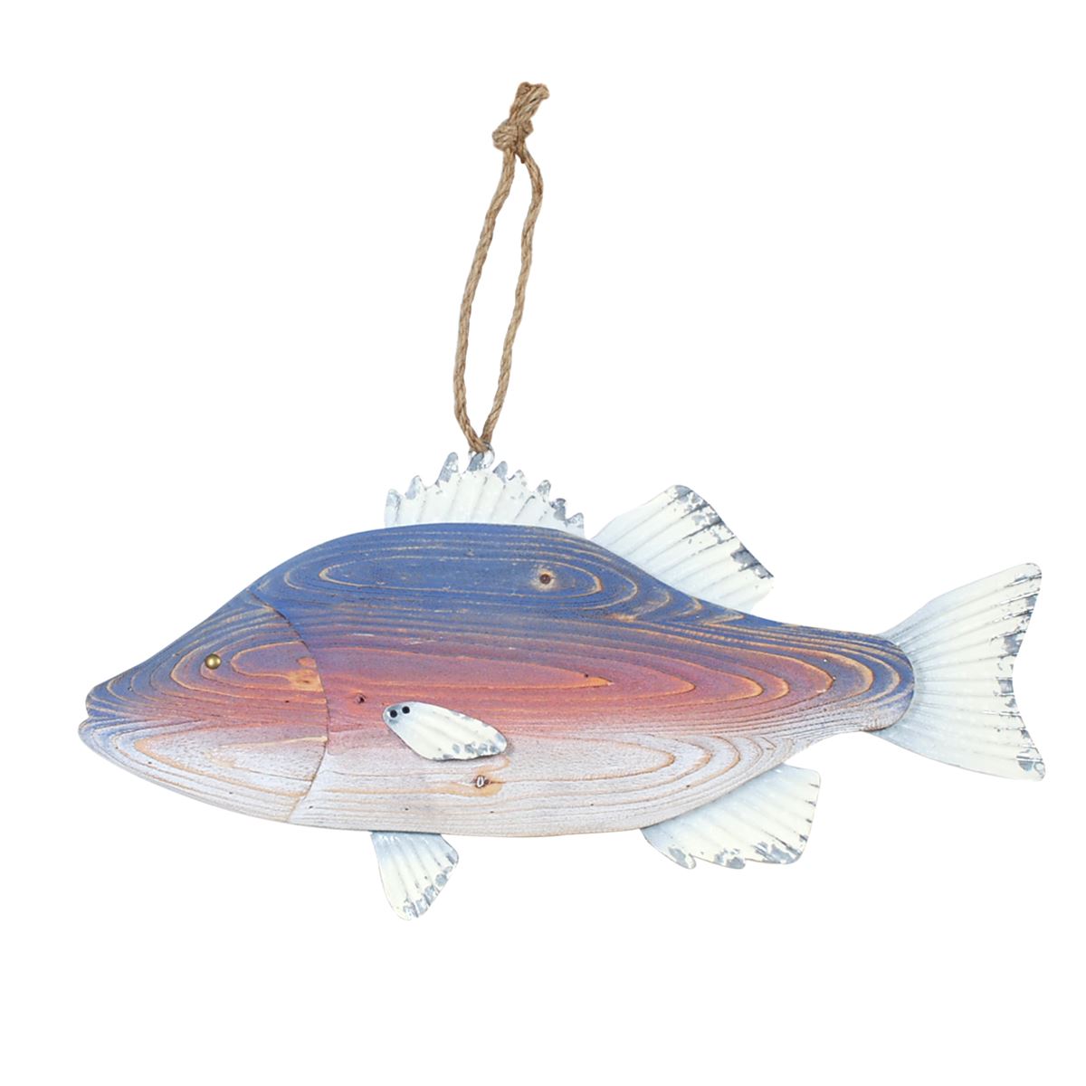 Colgante Pez Madera Relieve