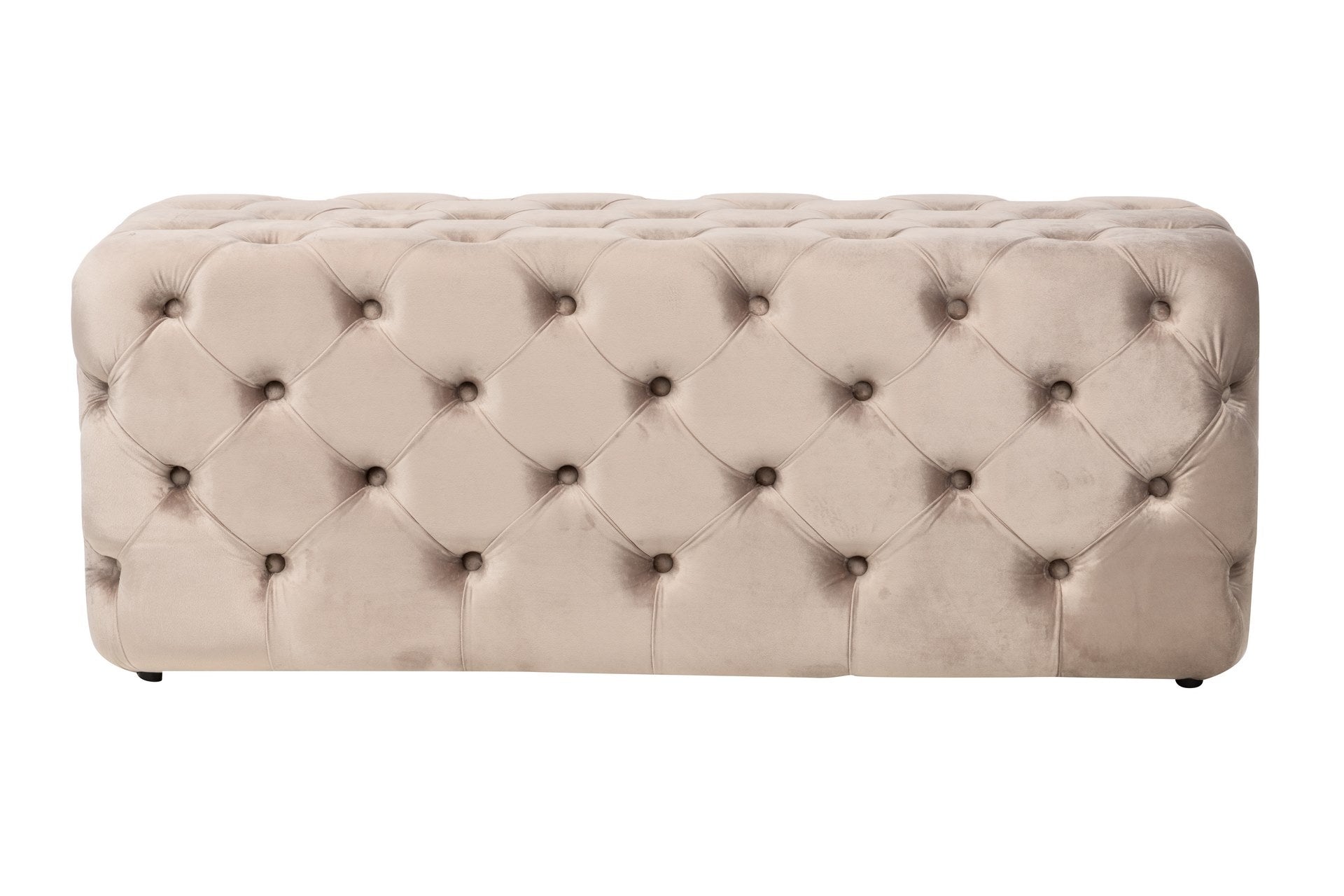 PIE DE CAMA VELVET CAPITONE 125x45x47 CM