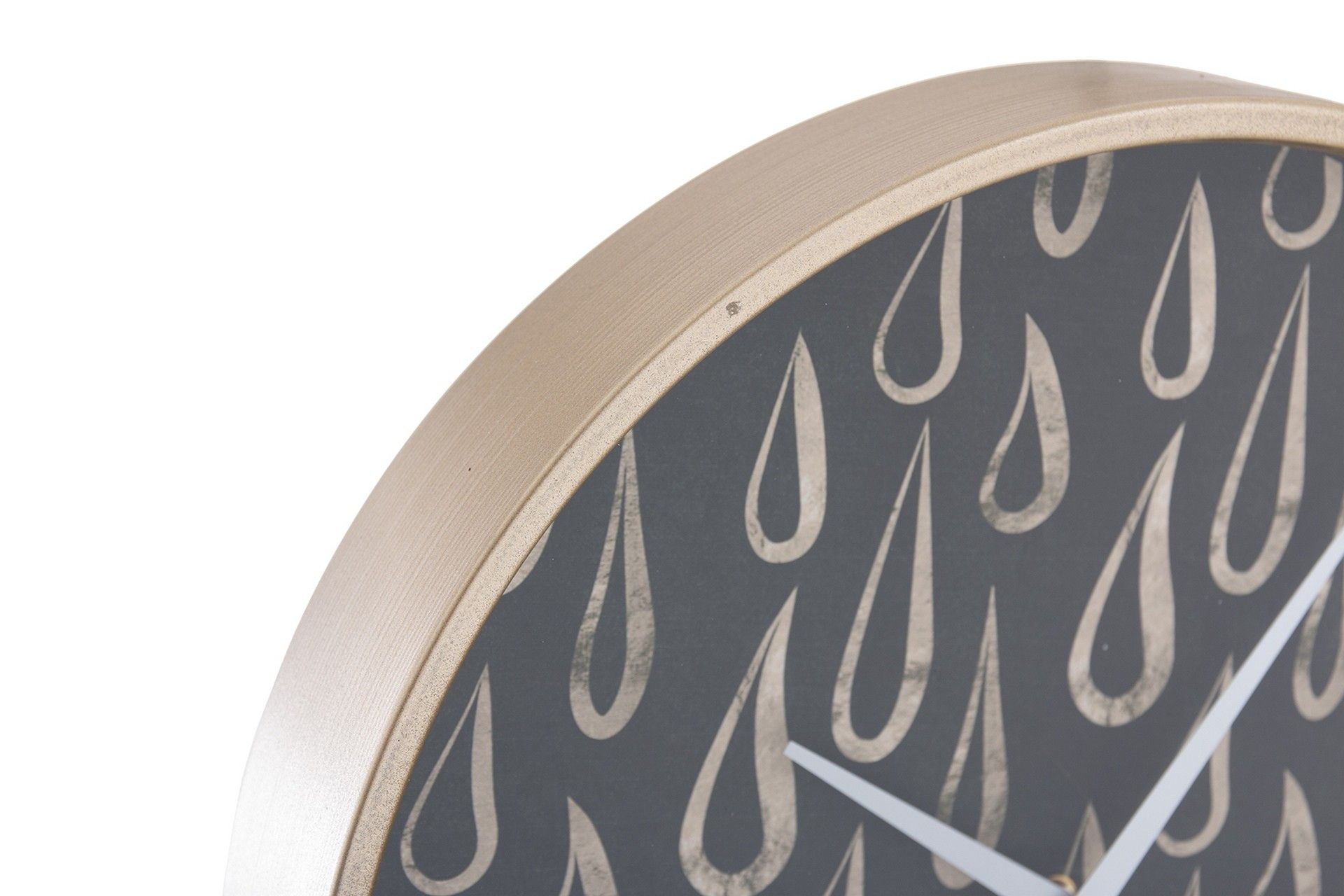 RELÓGIO DE PAREDE CRISTAL / MDF / METAL 40x6x40 CM