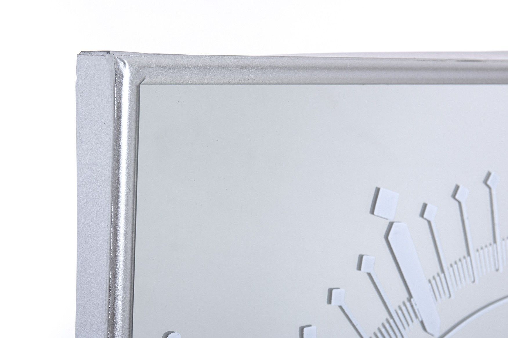 WALL CLOCK GLASS / MDF / METAL 60x5x60 CM