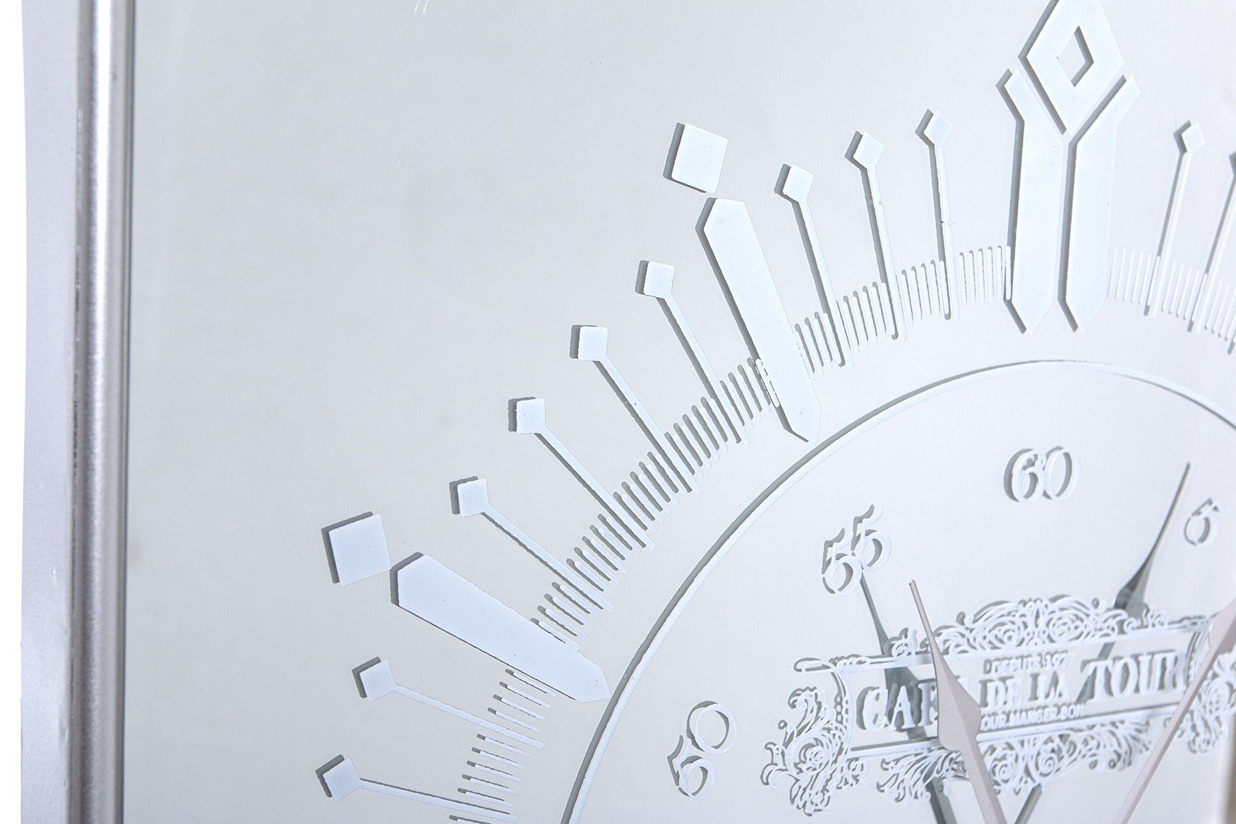 WALL CLOCK GLASS / MDF / METAL 60x5x60 CM