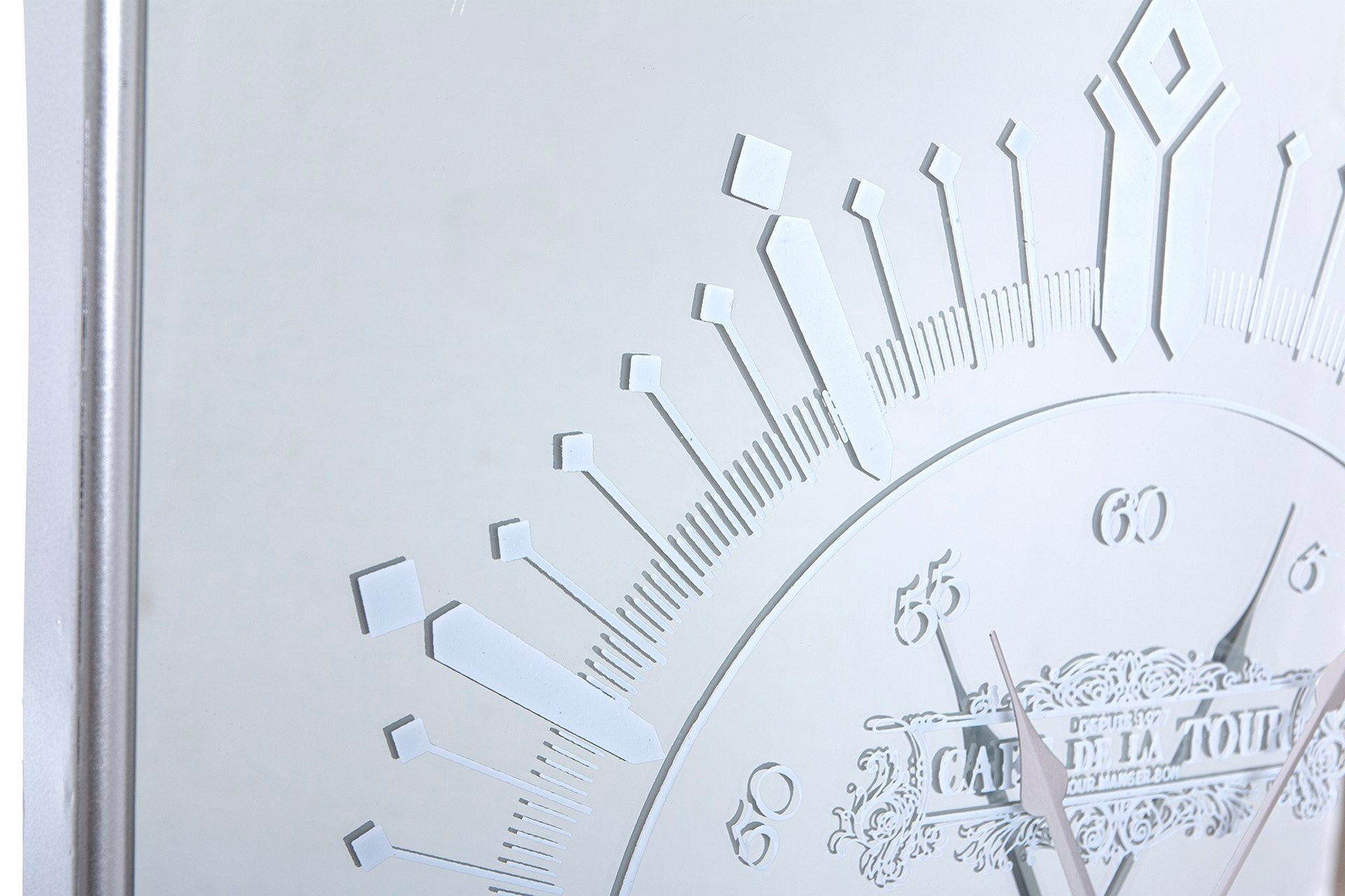 RELOJ PARED CRISTAL / MDF / METAL 60x5x60 CM