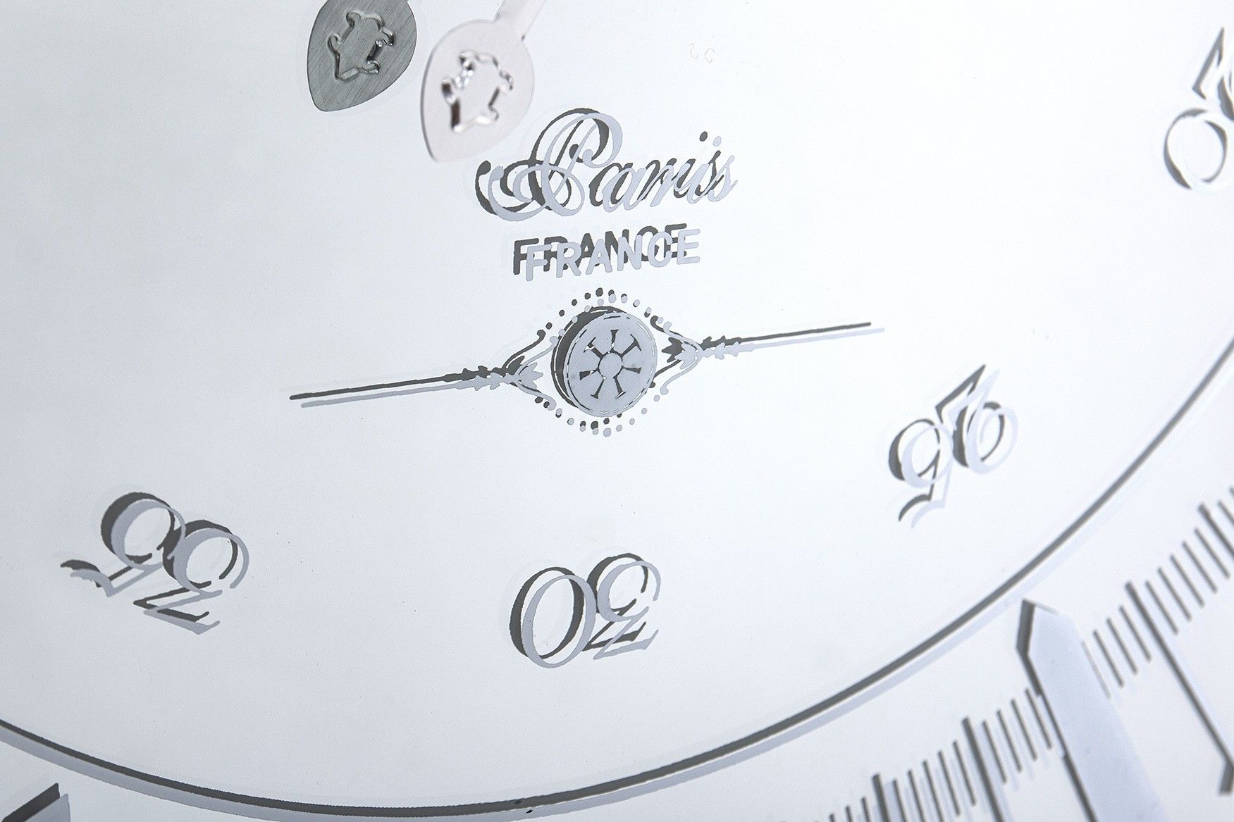 WALL CLOCK GLASS / MDF / METAL 60x5x60 CM