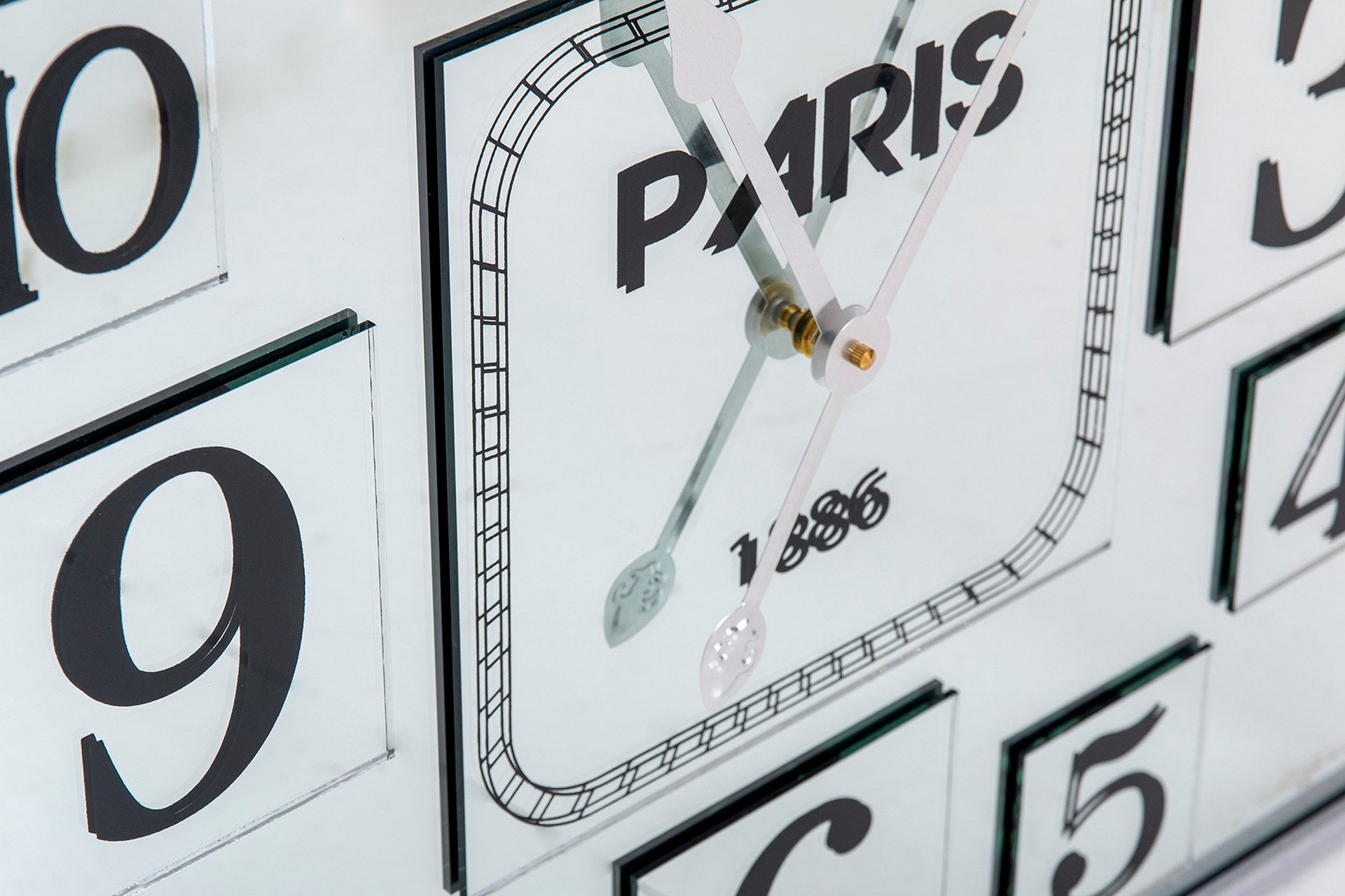 WALL CLOCK MIRROR / MDF / METAL 60x5x60 CM