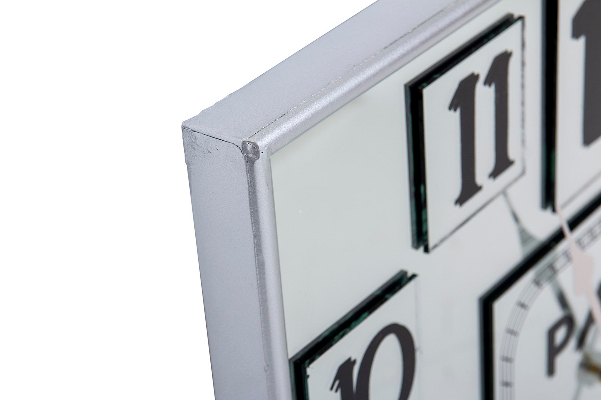 WALL CLOCK MIRROR / MDF / METAL 60x5x60 CM