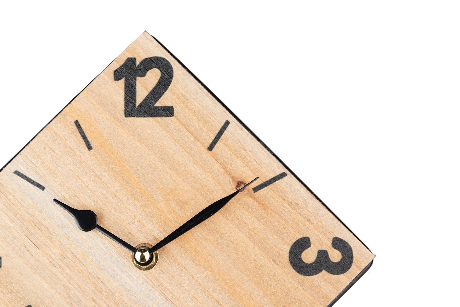 RELOJ SOBREMESA METAL MADERA 25x14x26 CM