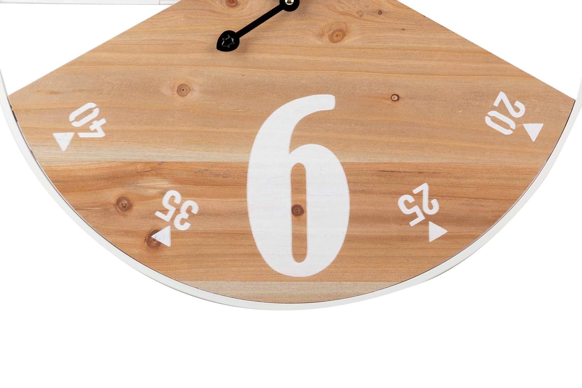 WALL CLOCK METAL WOOD 50x3x50 CM