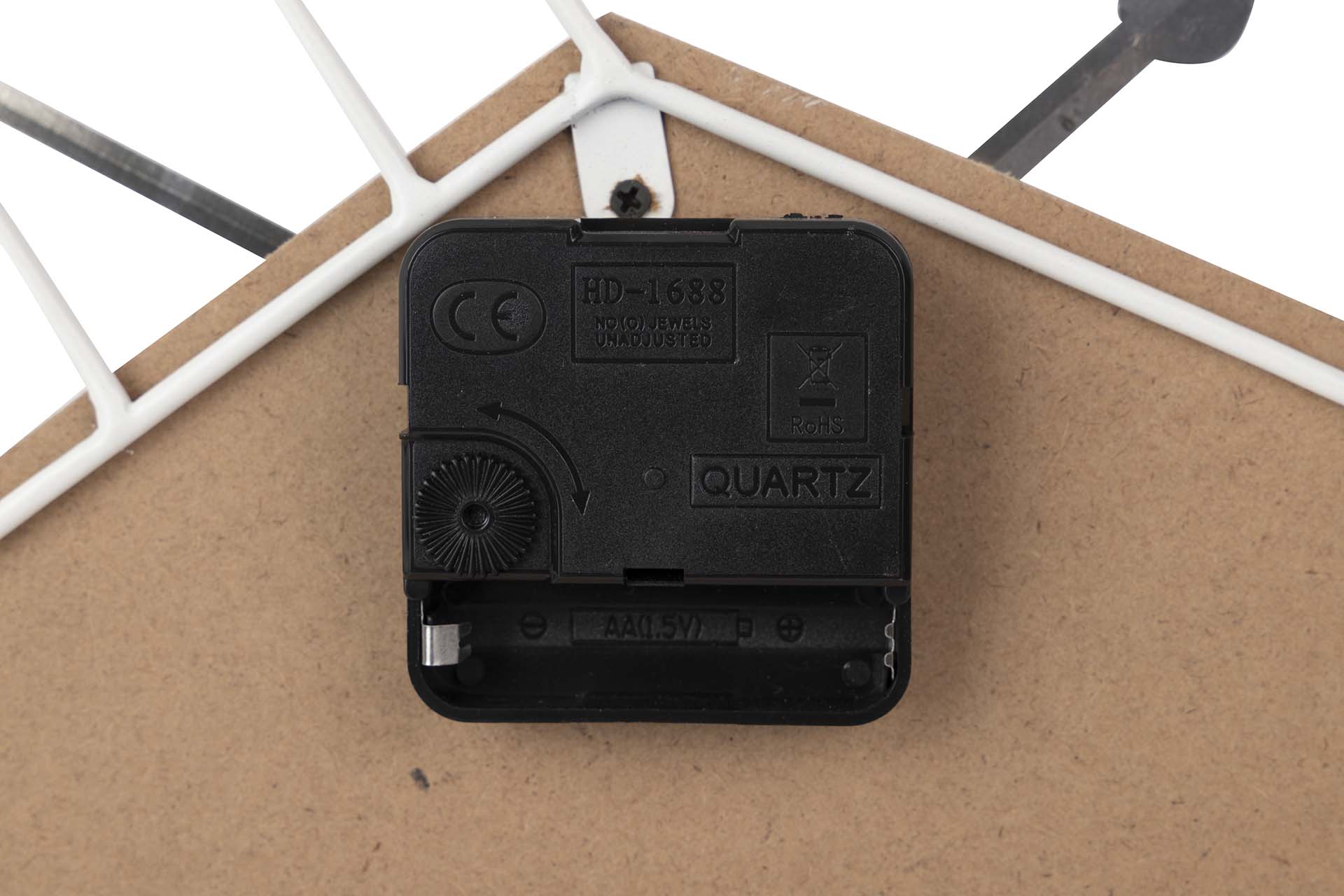 WALL CLOCK METAL WOOD 50x3x50 CM