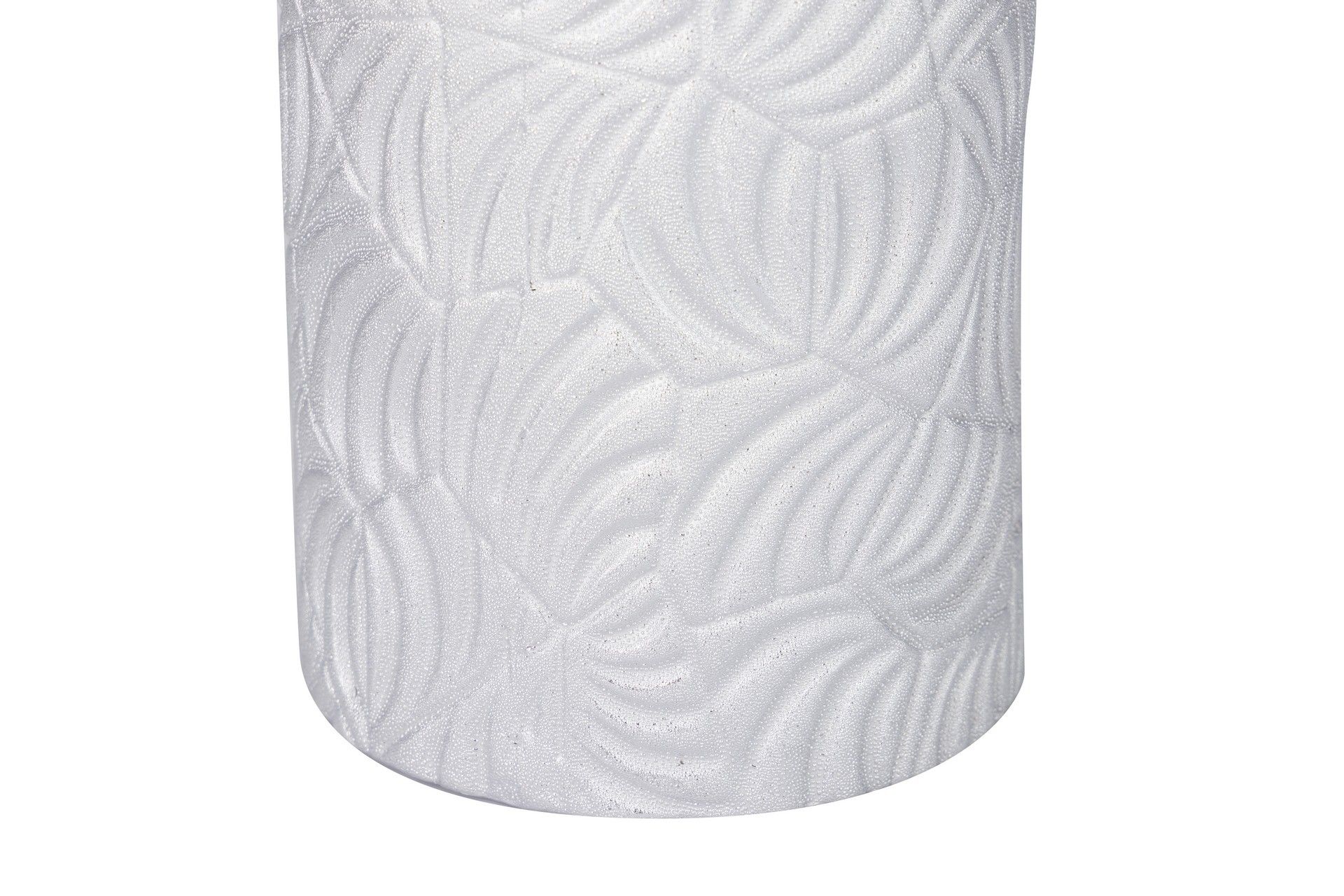 JARRON CERAMICA PLATEADO 13x13x30 CM
