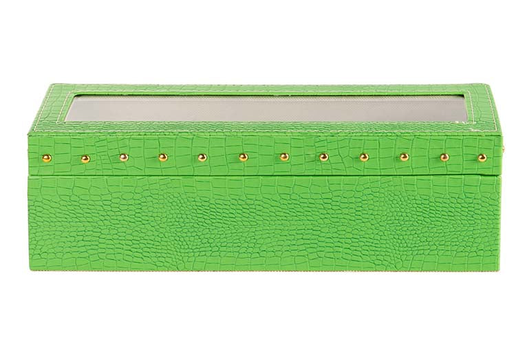 BOX OF 6 PU WATCHES 32x10x10 CM