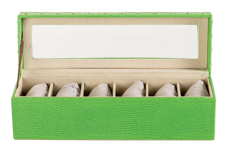 BOX OF 6 PU WATCHES 32x10x10 CM