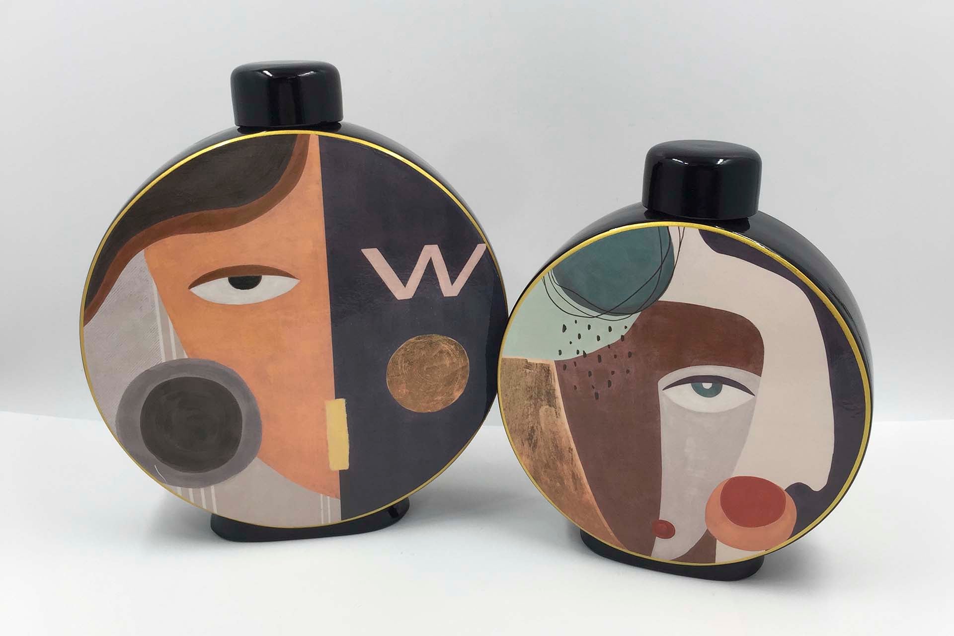 TIBOR CERAMIC FACE 23x8x28 CM