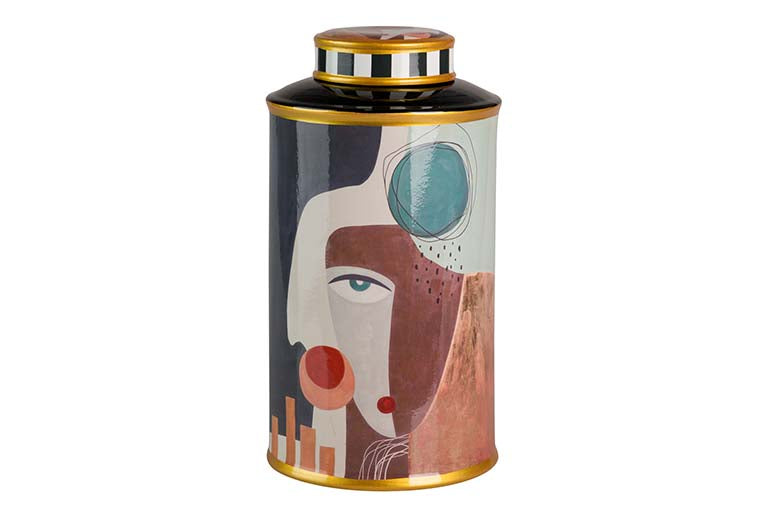 TIBOR CERAMIC FACE 17x17x32 CM