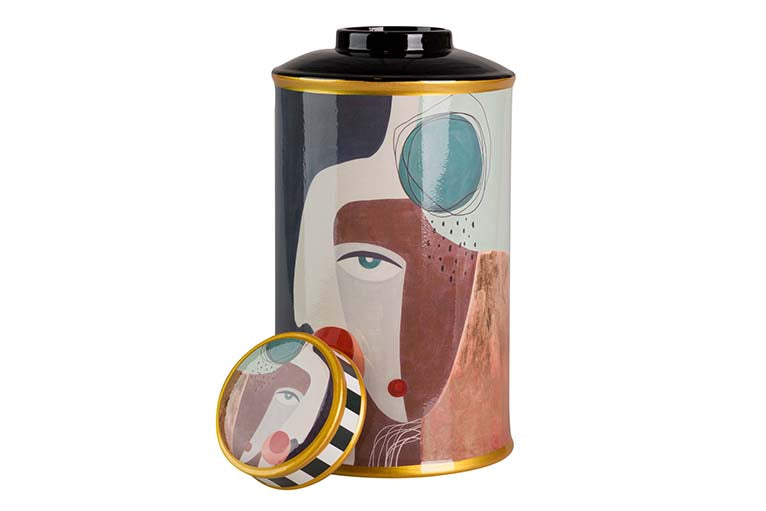 TIBOR CERAMIC FACE 17x17x32 CM