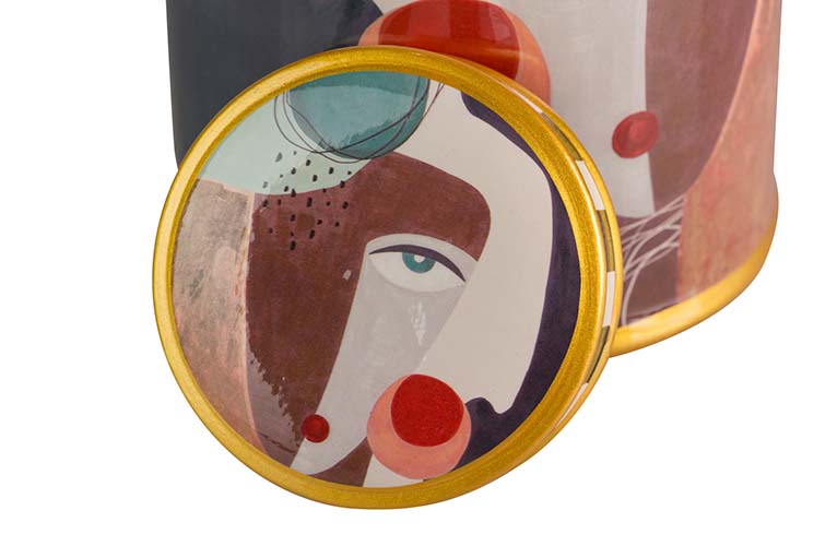 TIBOR CERAMIC FACE 17x17x32 CM