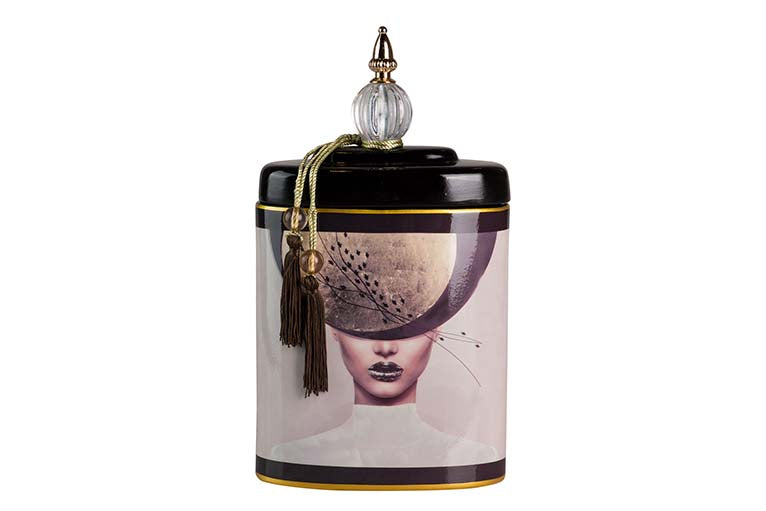 TIBOR CERAMIC WOMAN HAT 21x11x38 CM