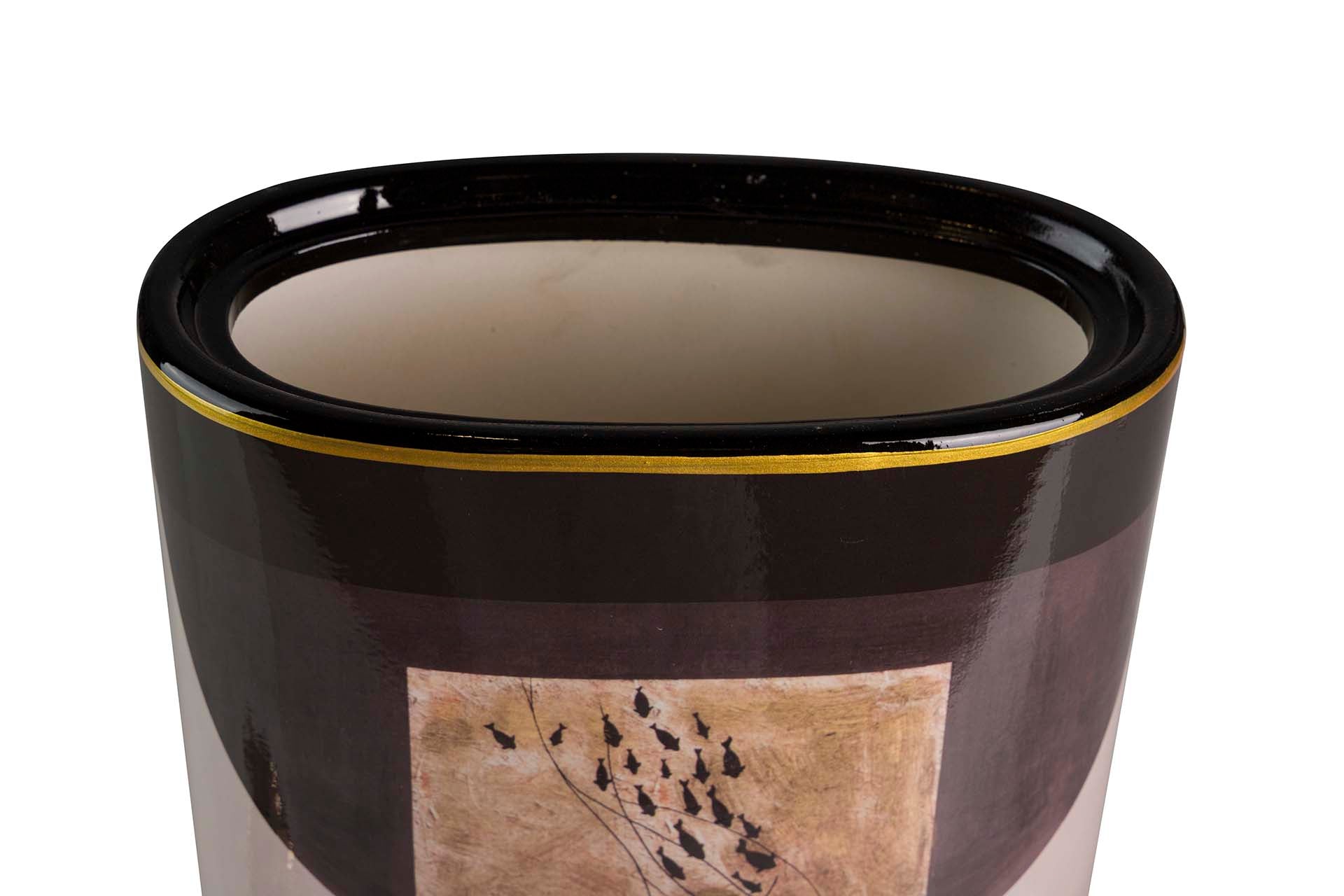 TIBOR CERAMIC WOMAN HAT 20x11x47 CM