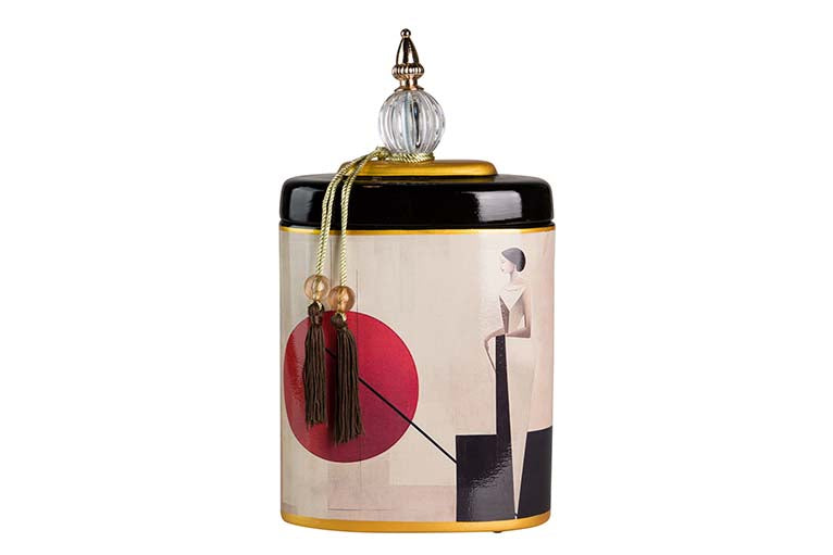 TIBOR CERAMIC WOMAN DRESS 21x11x38 CM