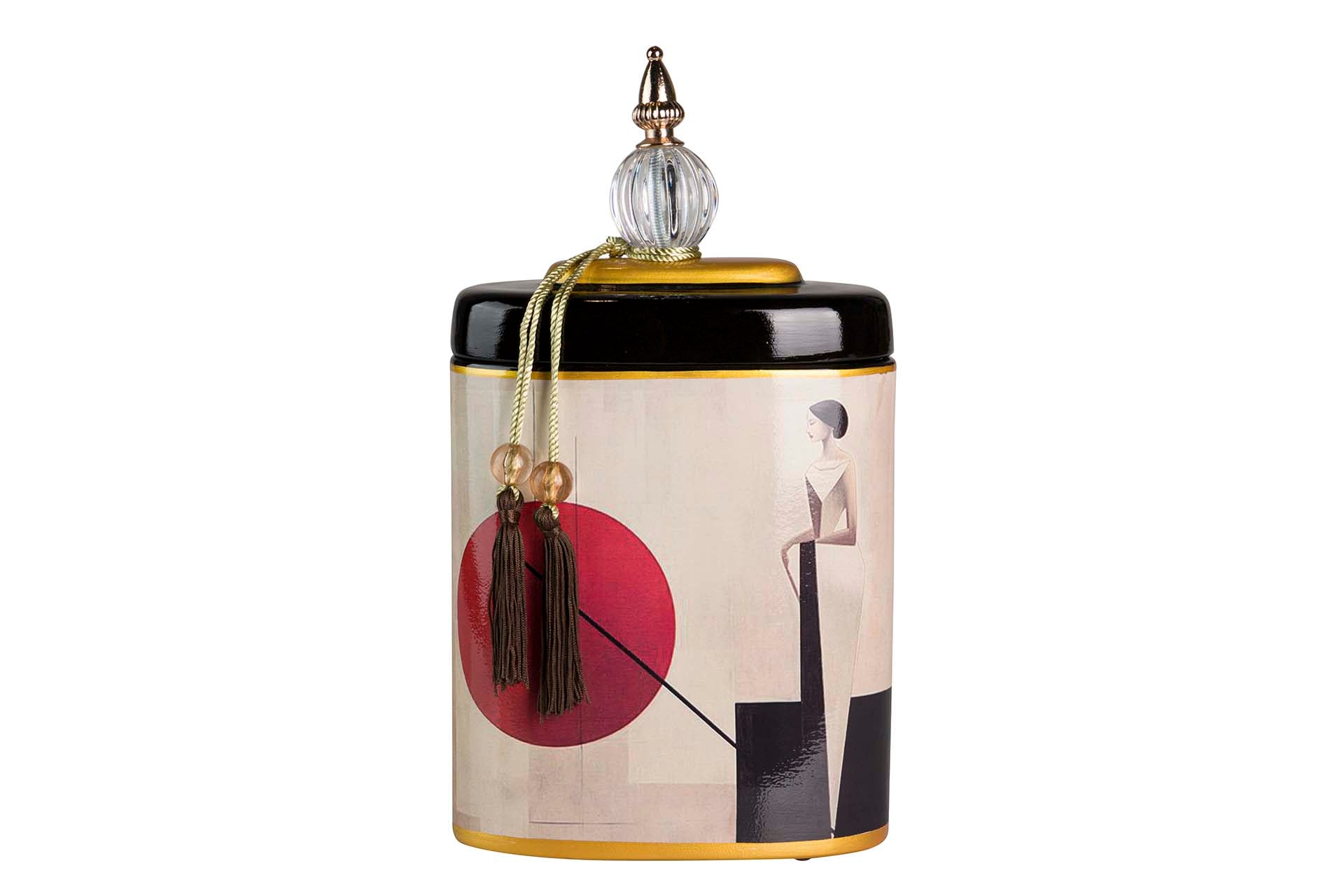 TIBOR CERAMIC WOMAN DRESS 21x11x38 CM