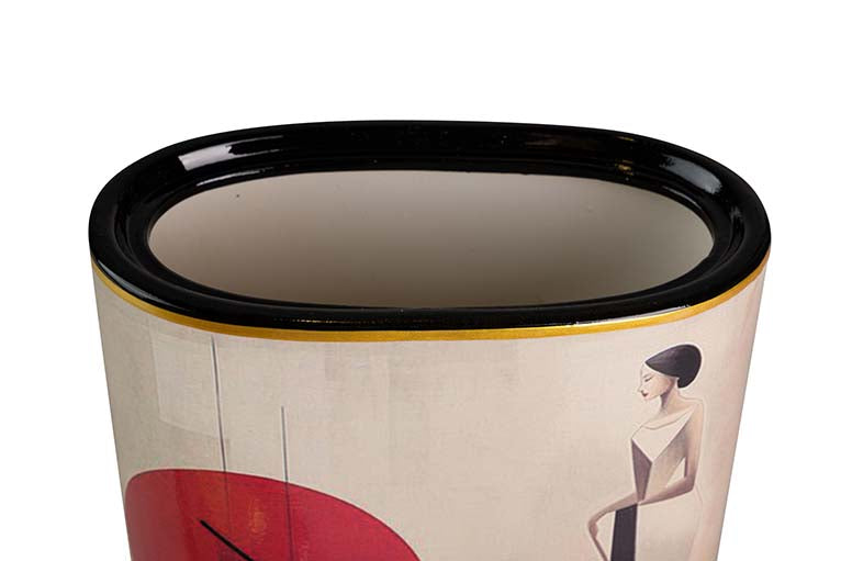 TIBOR CERAMIC WOMAN DRESS 21x11x38 CM