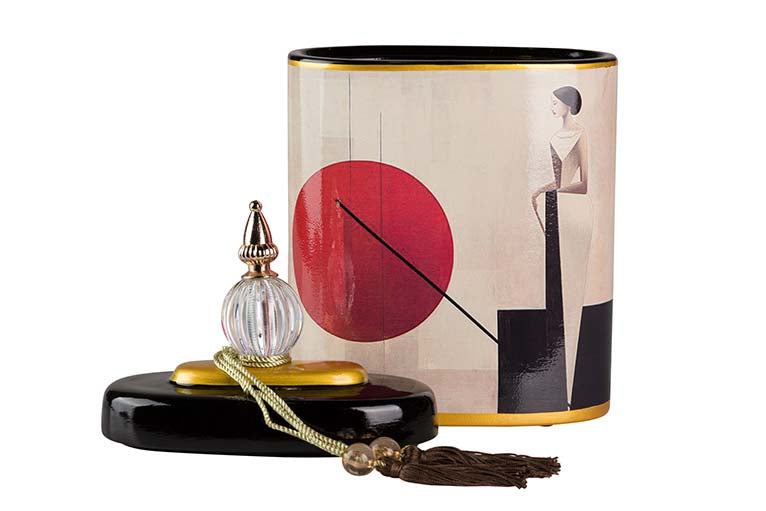 TIBOR CERAMIC WOMAN DRESS 21x11x38 CM