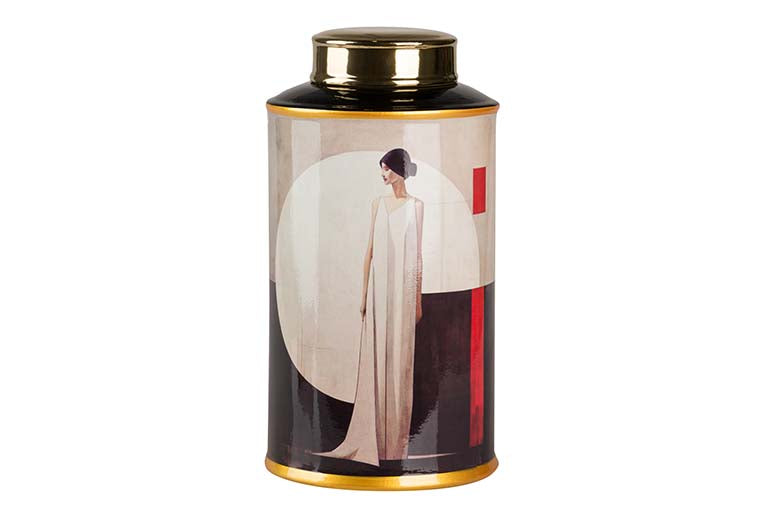 TIBOR CERAMIC WOMAN'S DRESS 17x17x32 CM