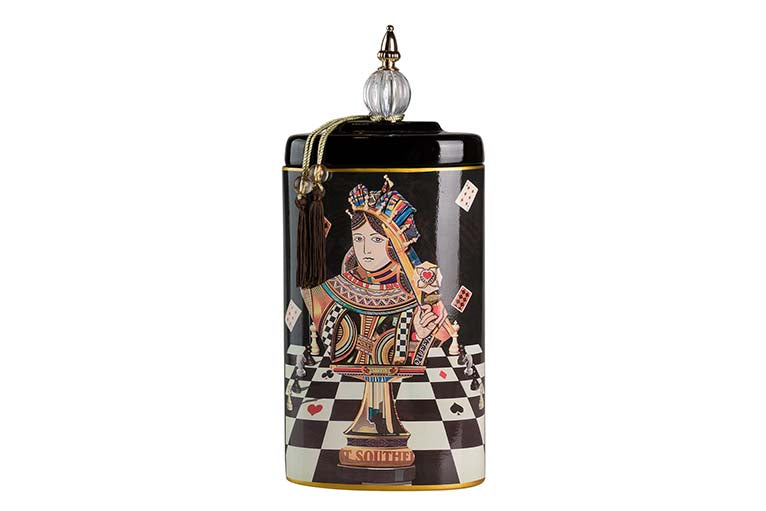 TIBOR CERAMICA AJEDREZ 20x11x47 CM