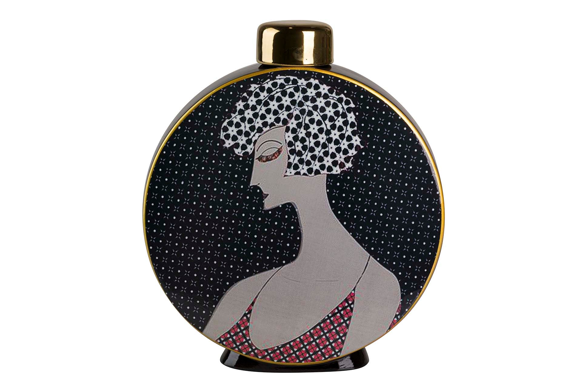 TIBOR CERAMIC WOMAN 28x8x33 CM