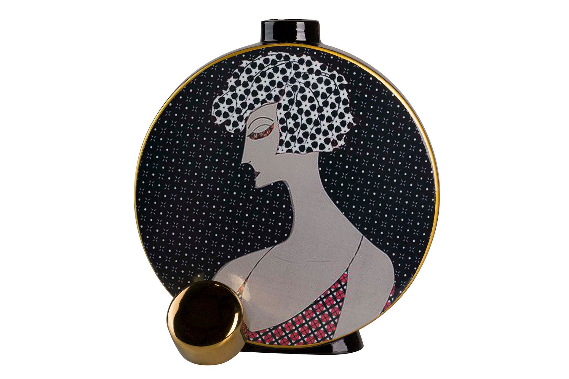 TIBOR CERAMIC WOMAN 28x8x33 CM