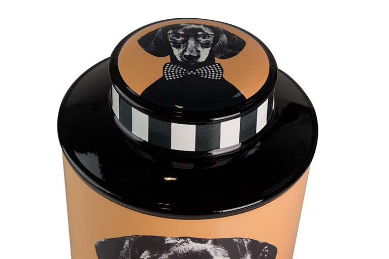 TIBOR CERAMIC TECKEL 16x16x27 CM