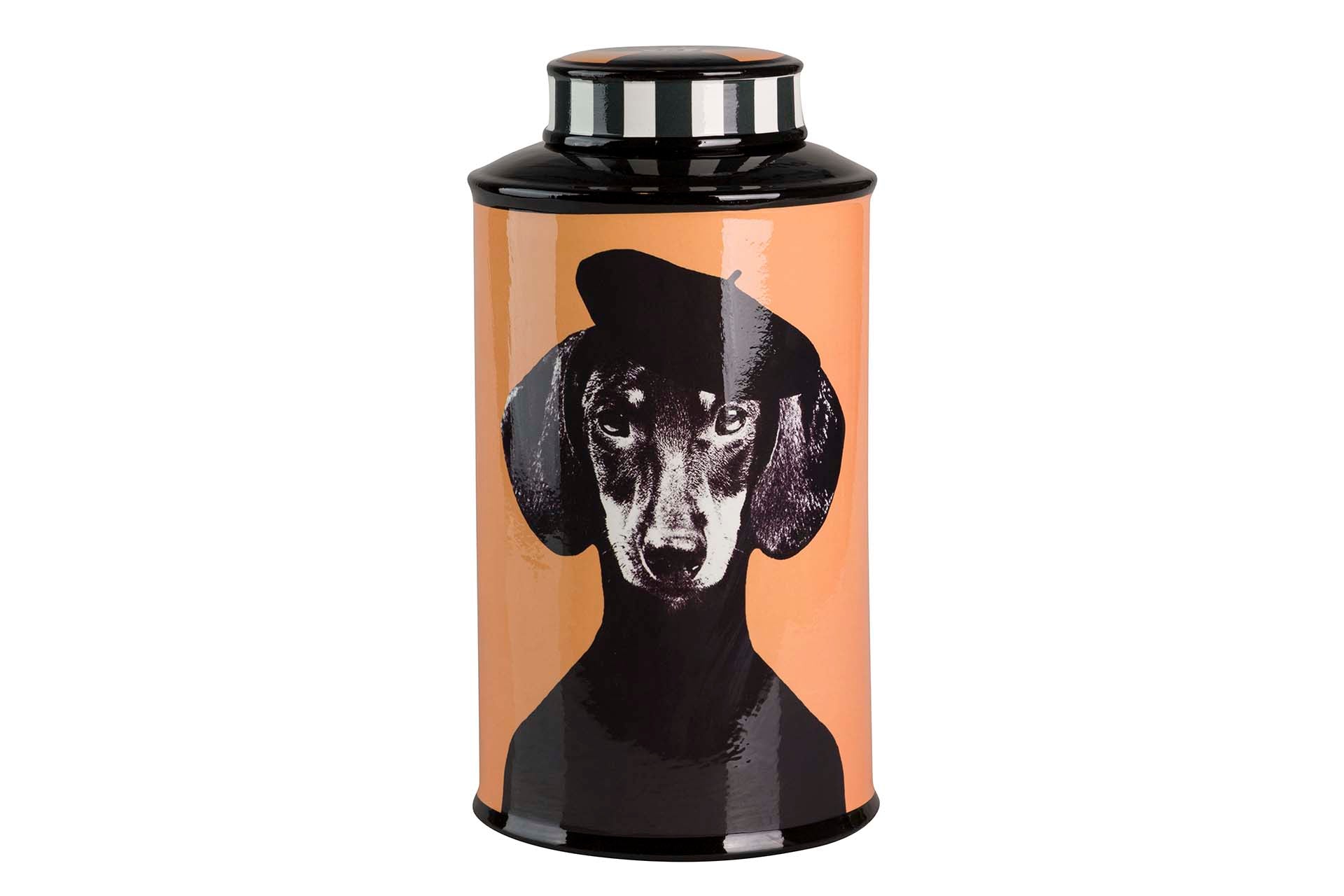 TIBOR CERAMIC TECKEL 17x17x32 CM