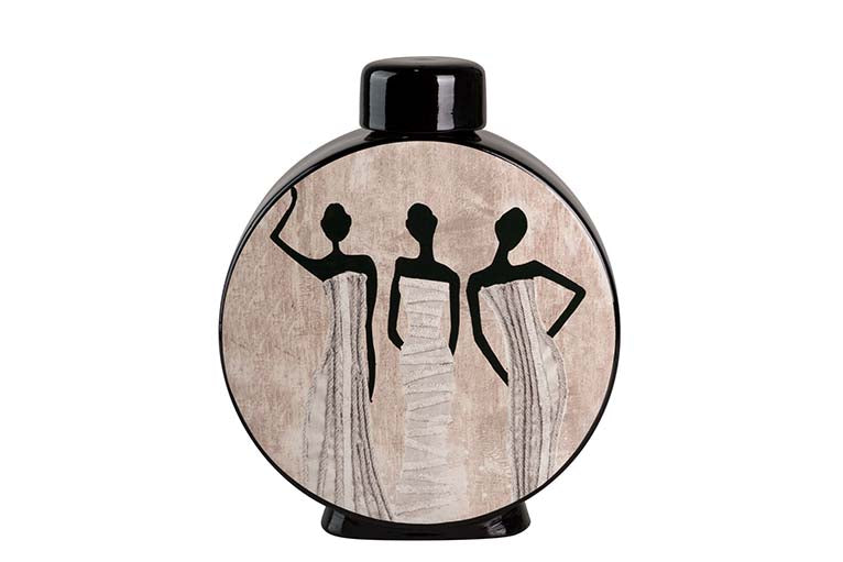 TIBOR CERAMICA AFRICANAS 23x8x28 CM