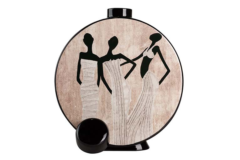 TIBOR CERAMICA AFRICANAS 23x8x28 CM