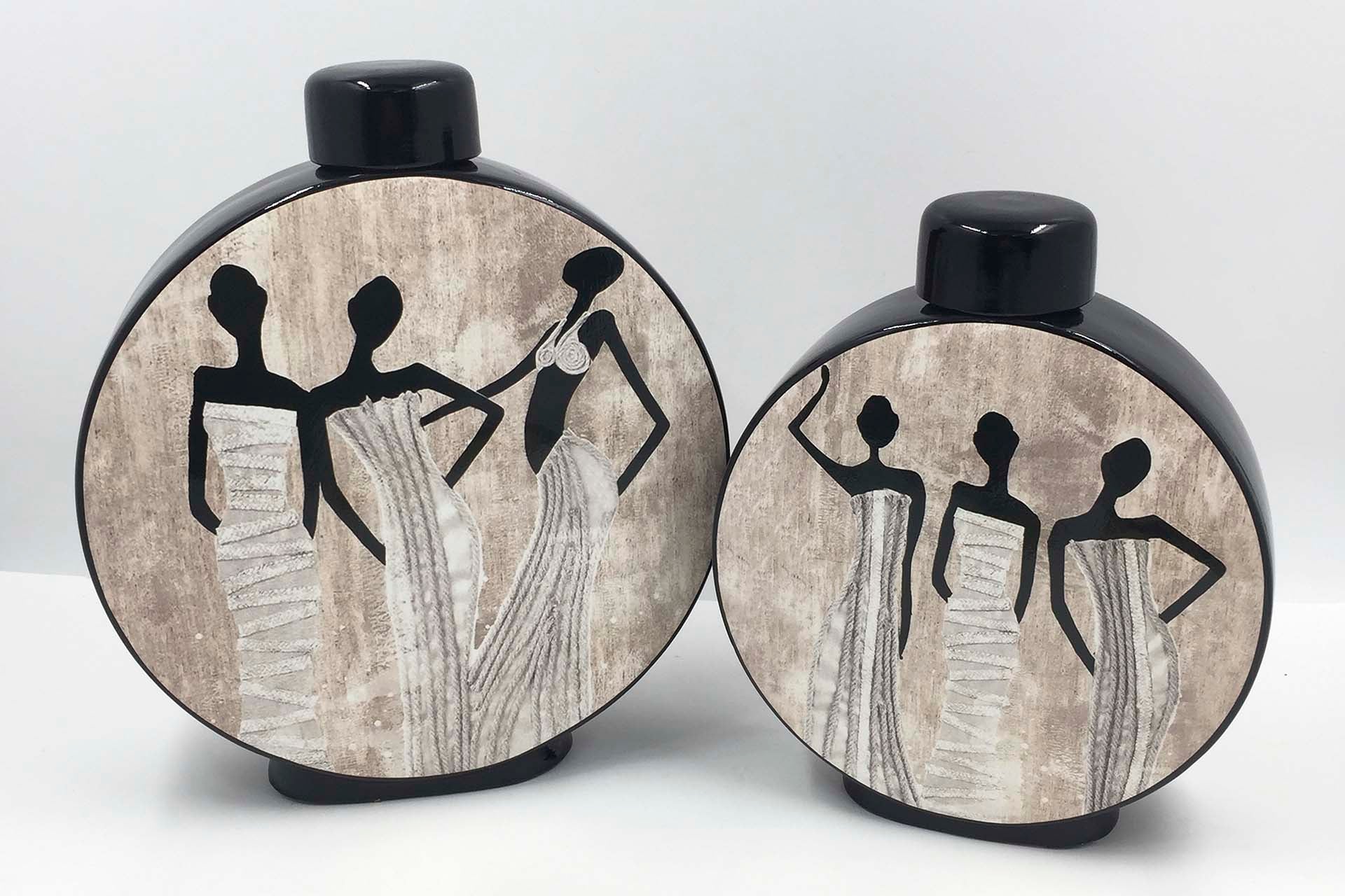 TIBOR CERAMICA AFRICANAS 28x8x33 CM
