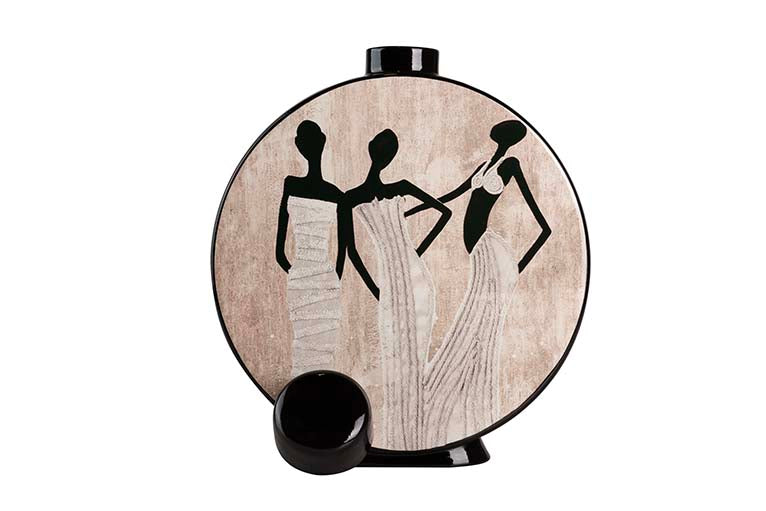TIBOR CERAMICA AFRICANAS 28x8x33 CM