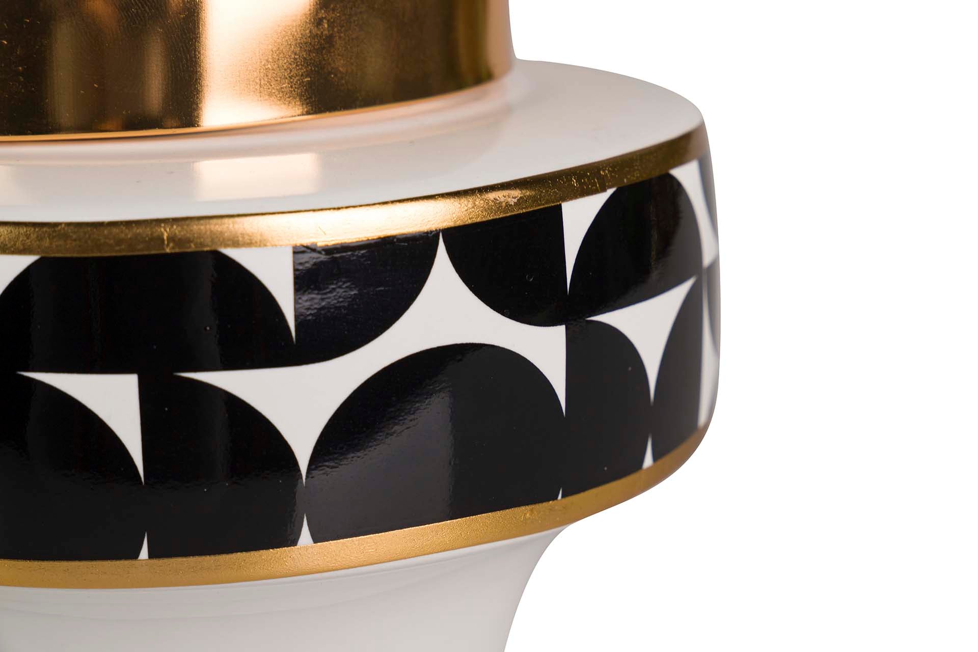 GEOMETRIC CERAMIC TIBOR 18x18x22 CM