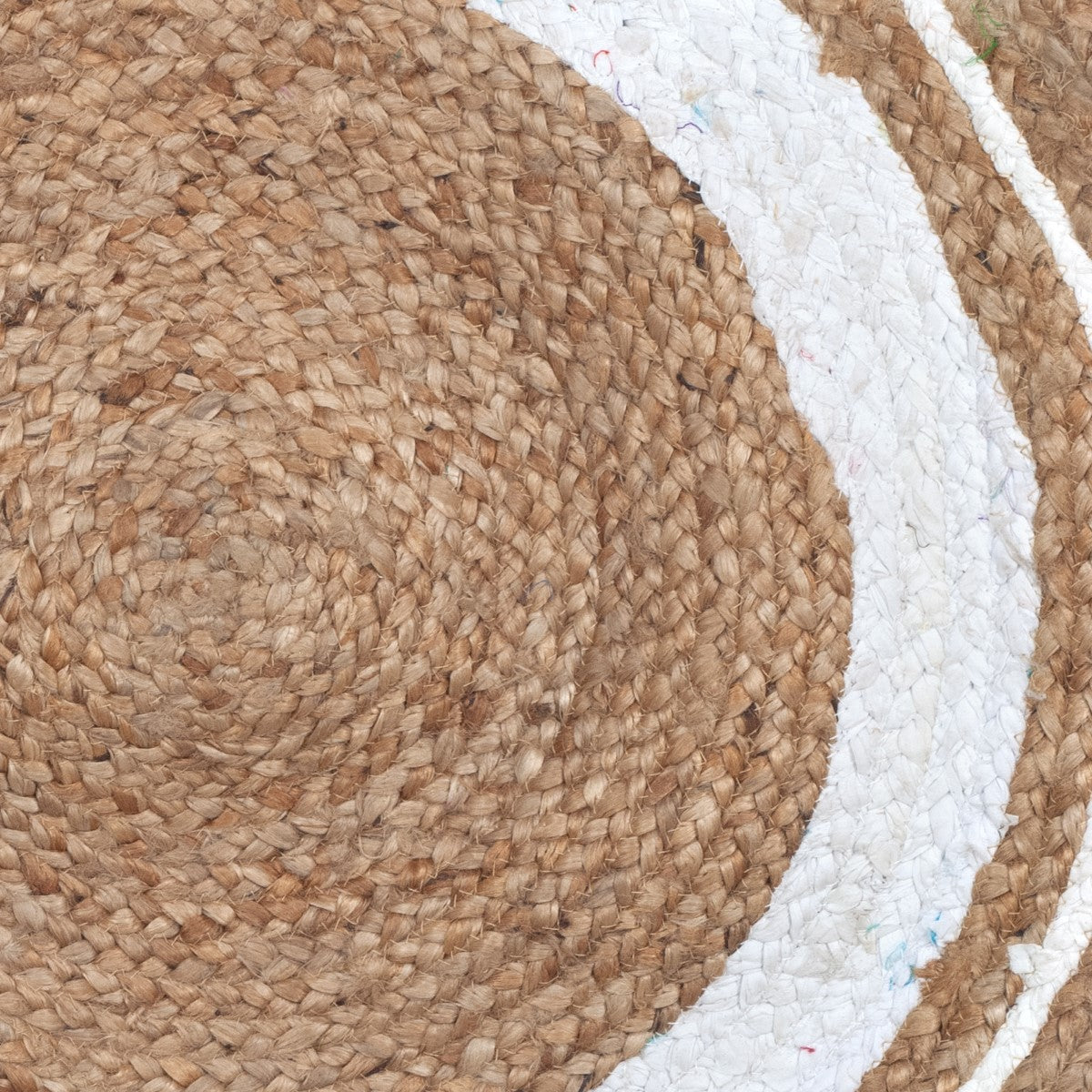 Alfombra Trenzada De Yute 90Cm