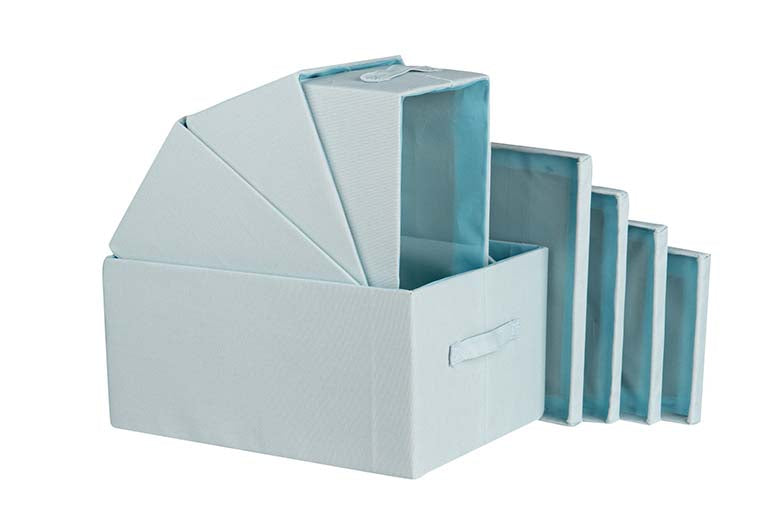 SET 4 CAJAS 40x30x20 36x26x18 32x22x16 28x19x14 CM