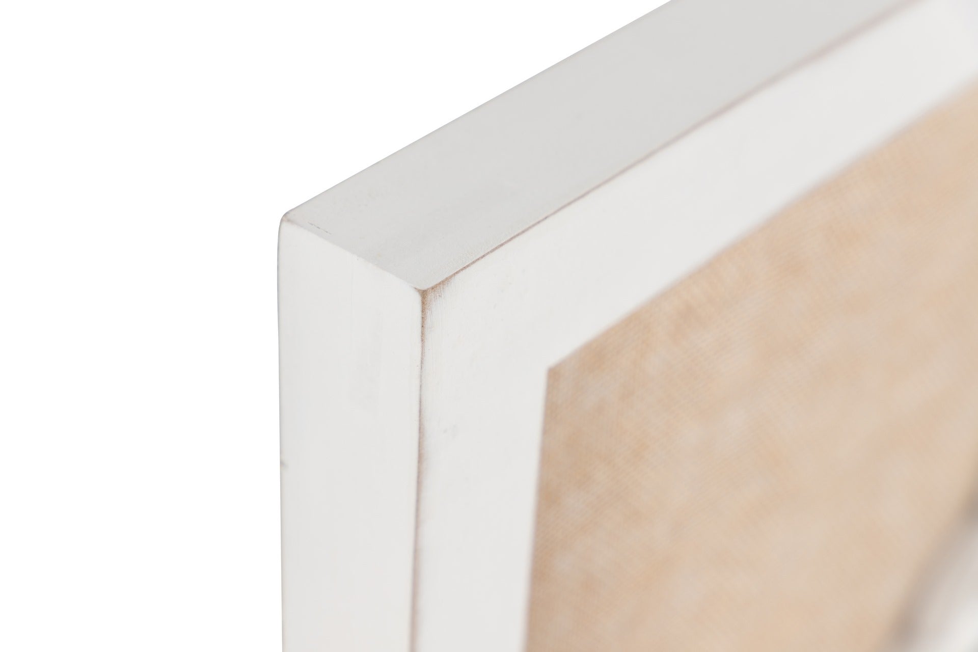 WOODEN CARVING LINEN PICTURE 60x3x60 CM