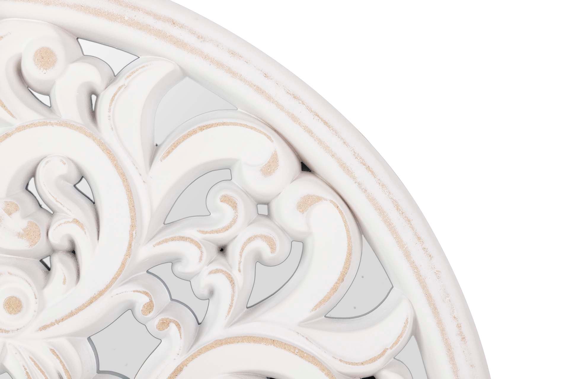 CUADRO MADERA CALADA CON ESPEJO 50x3x50 CM